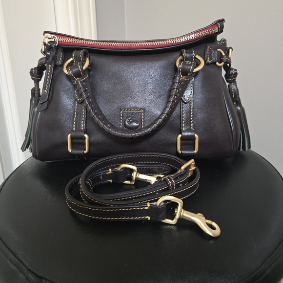 Dooney & Bourke Florentine Mini Satchel/Color: Brown T'moro - Picture 6 of 12